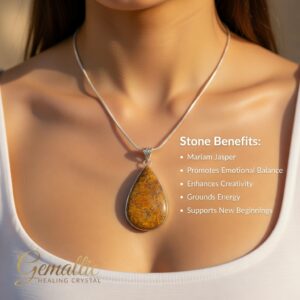 Natural Mariam Jasper Pendant