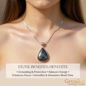 Natural Hematite Pendant