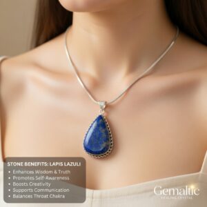 Natural Lapis Lazuli Pendant