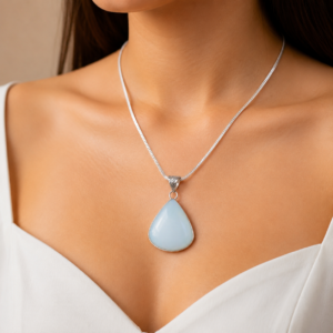 Natural Aquamarine Pendant