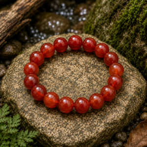Natural Red Hakik Bracelet - 14mm
