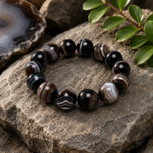 Natural Sulemani Hakik Bracelet - 14mm
