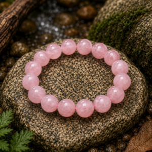 Natural Rose Quartz Bracelet - 14mm