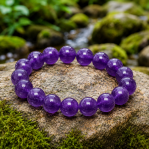 Natural Amethyst Bracelet - 14mm