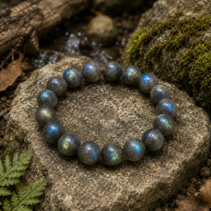 Natural Labradorite Bracelet - 14mm