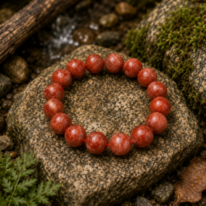 Natural Peach Moonstone Bracelet - 14mm
