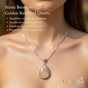 Natural Phantom Quartz Pendant
