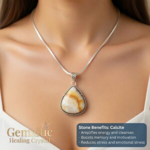 Natural Celestite Pendant