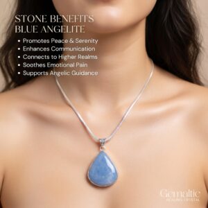 Natural Angelite Pendant