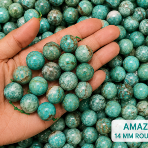 Natural Amazonite Loose Beads - 14mm