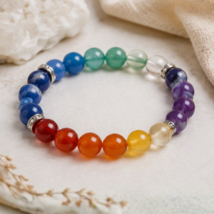 Natural 7 Chakra Healing Bracelet | Energy Balance Gemstone Bracelet | Unisex