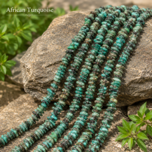Natural African Turquoise Chips Beads Bracelet