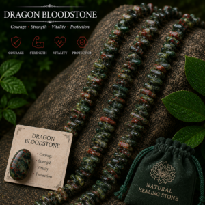 Natural Dragon Blood Jasper Chips Beads Strand