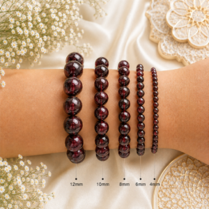 Natural Garnet Bracelet | Passion & Energy Crystal Bracelet