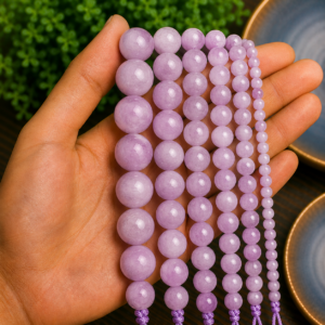 Natural Kunzite Loose Beads Genuine Pink Gemstone Beads for Jewelry Making