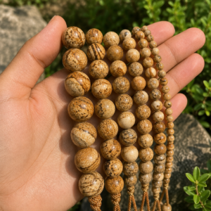 Natural Picture Jasper Loose Beads for Jewelry Making | DIYSM