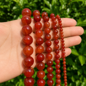 Natural Red Aventurine Loose Beads | Genuine Gemstone Beads DIYSM
