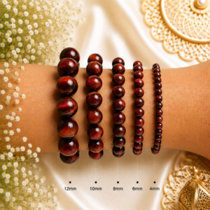 Natural Red Tiger Eye Bracelet | Motivation & Courage Crystal Bracelet