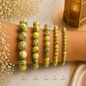 Natural Serpentine Bracelet | Energy Cleansing Crystal Bracelet
