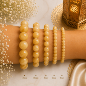 Natural Aragonite Bracelet | Grounding & Focus Crystal Bracelet