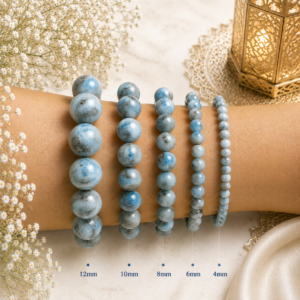 Natural Larimar Bracelet | Calm & Serenity Crystal Bracelet