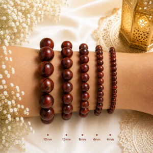 Natural Mahogany Obsidian Bracelet | Grounding Crystal Bracelet