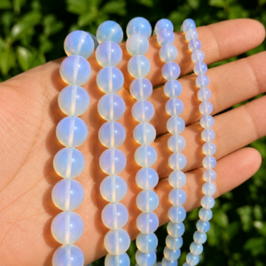 Natural Opalite Loose Beads – Premium Gemstone Beads for Jewelry Making | DIYSM