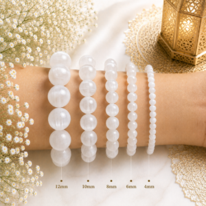 Natural Selenite Bracelet | Purification Crystal Bracelet