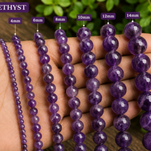 Amethyst Faceted Loose Beads Round 15 Inch Strand