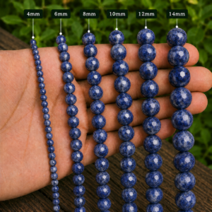 Sodalite Faceted Loose Beads Round 15 Inch Strand