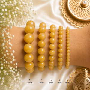 Yellow Aventurine Bracelet Premium Genuine Gemstone Beaded Bracelet