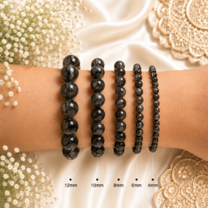 Rutile Bracelet | Genuine Gemstone Beaded Bracelet for Men & Women | DIYSM