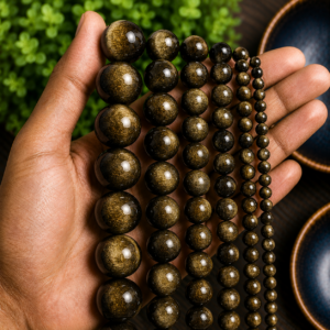Golden Obsidian Loose Beads