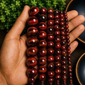 Red Tiger Eye Loose Beads Genuine Gemstone Beads for Jewelry Making