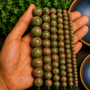 Unakite Loose Beads Genuine Gemstone Beads for Jewelry Making